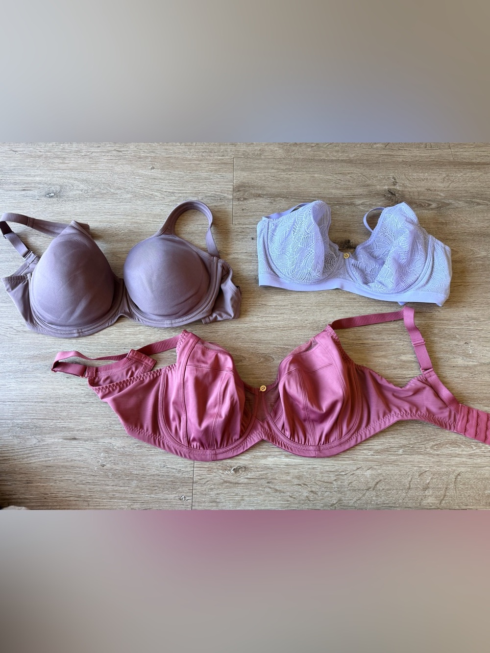 Understance 34G Bra Lot - Pink/Purple